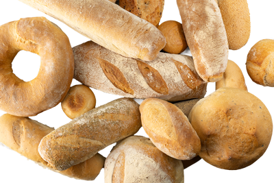 Sortiment italienischer Backwaren für Gastronomie
